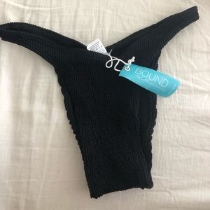 Never worn bound bond eye bottoms in black